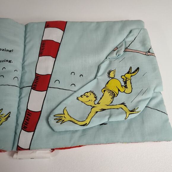 Random House 2004 Dr Seuss Circus McGurkus Plush Rattle Book Baby Toddler Toy 7” - Picture 4 of 8